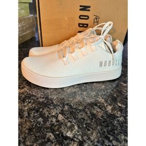 NOBULL Recs Knit White Training Shoes Mens 9.5 Womens 11 TKTVWHT9.5 New in Box